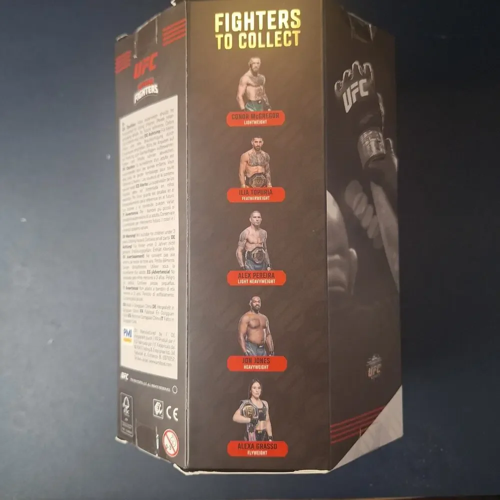UFC Alex Pereira MMA Octagon Fighters Collectible Action Figure w/ Accessories
